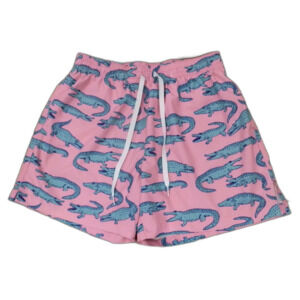Chubbies Pink The Glades Alligator Swim Trunks 5.5" Inseam Men's Size Medium